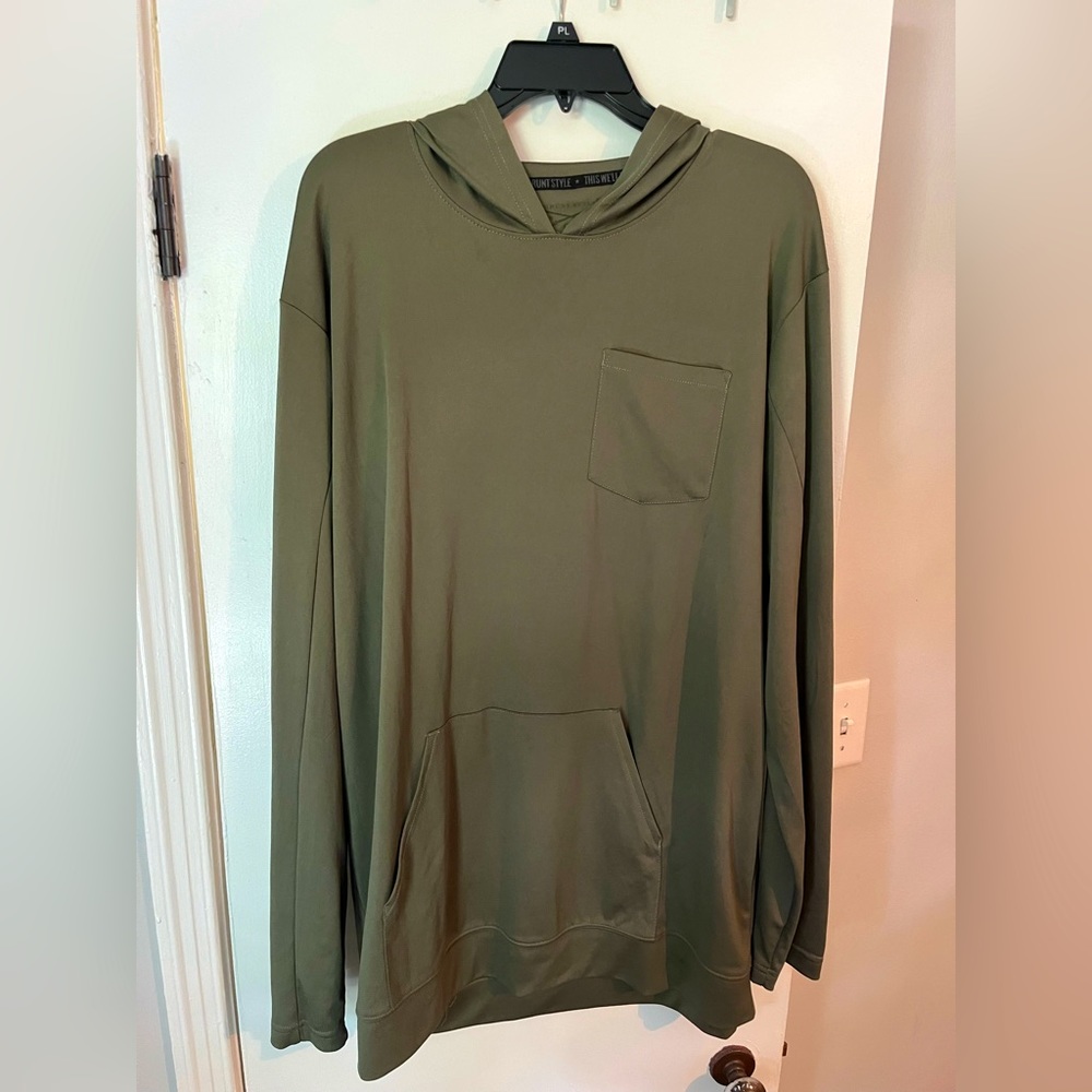 Grunt Style Wicking Hoodie XL  100% Polyester NWOT